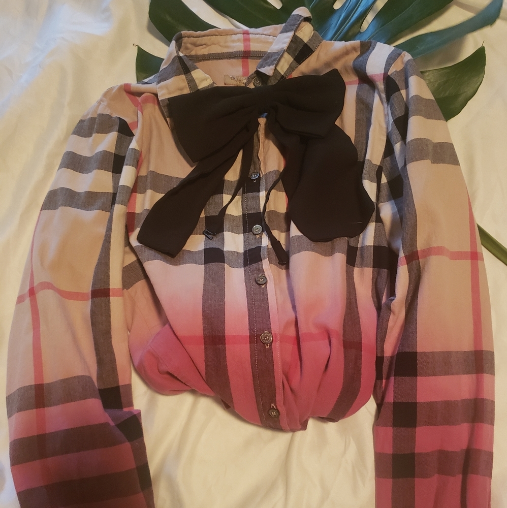 Burberry Ombre Button Down Shirt